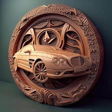 3D модель Mercedes Benz CLK (STL)